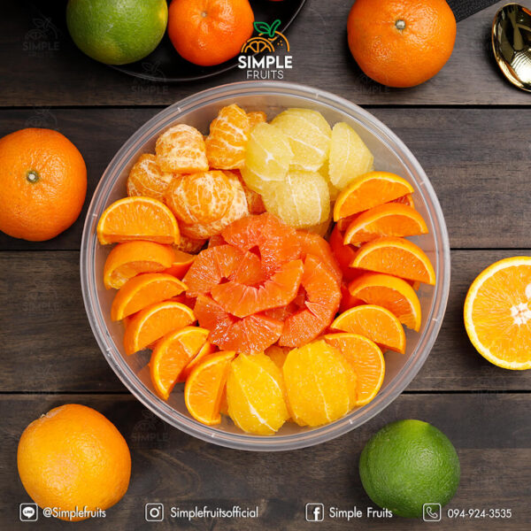 ส้มผสมหลายสายพันธุ์ - Simple Fruits ผลไม้สดปอกพร้อมทาน