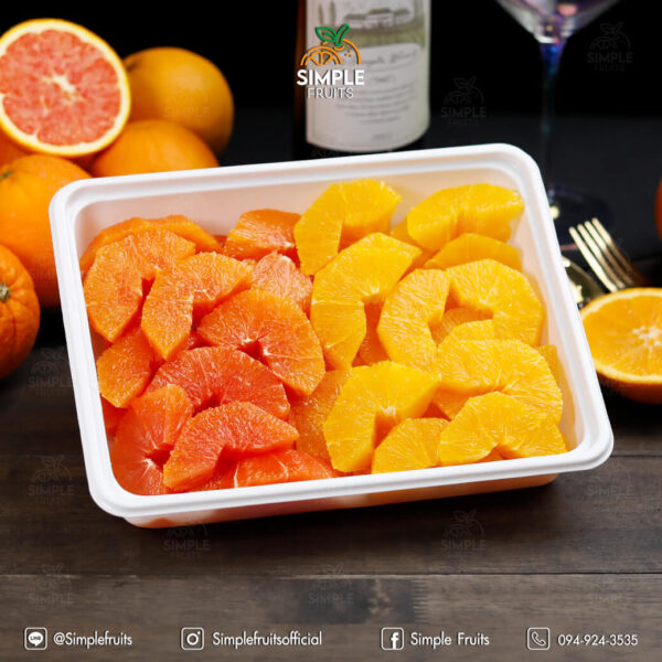 ส้มผสมหลายสายพันธุ์ - Simple Fruits ผลไม้สดปอกพร้อมทาน